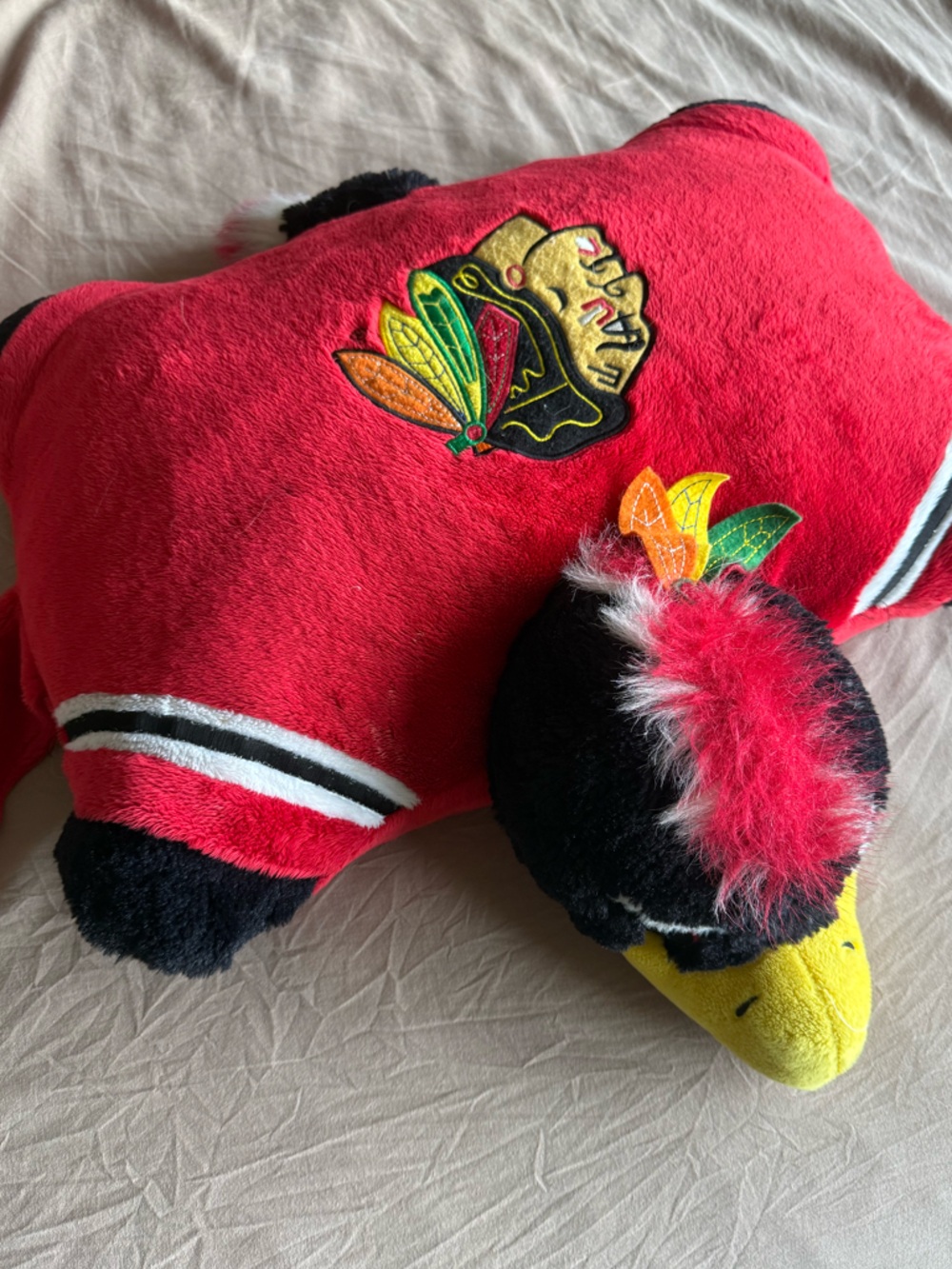 Chicago Blackhawks NHL Official Discontinued 18” Pillow Pet